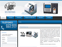Tablet Screenshot of multi-sistemas.com